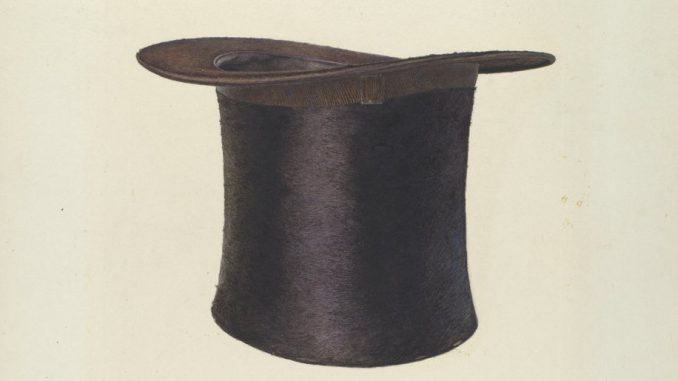 John Swlentochowski, "High Silk Hat," watercolor and graphite on paperboard, ca. 1935, National Gallery of Art. John Swlentochowski, "High Silk Hat," watercolor and graphite on paperboard, ca. 1935, National Gallery of Art.