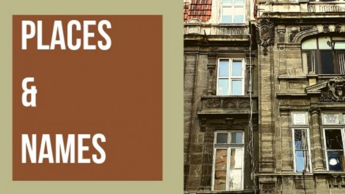 PLACES & NAMES: Poems, by Carl Boon