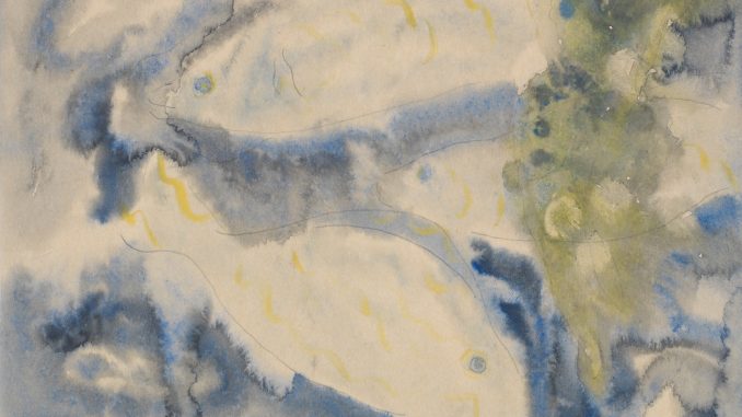 Charles Demuth, "Fish Series, No.1," watercolor and graphite on paper, 1917. Alfred Stieglitz Collection, 1949. The Metropolitan Museum of Art.